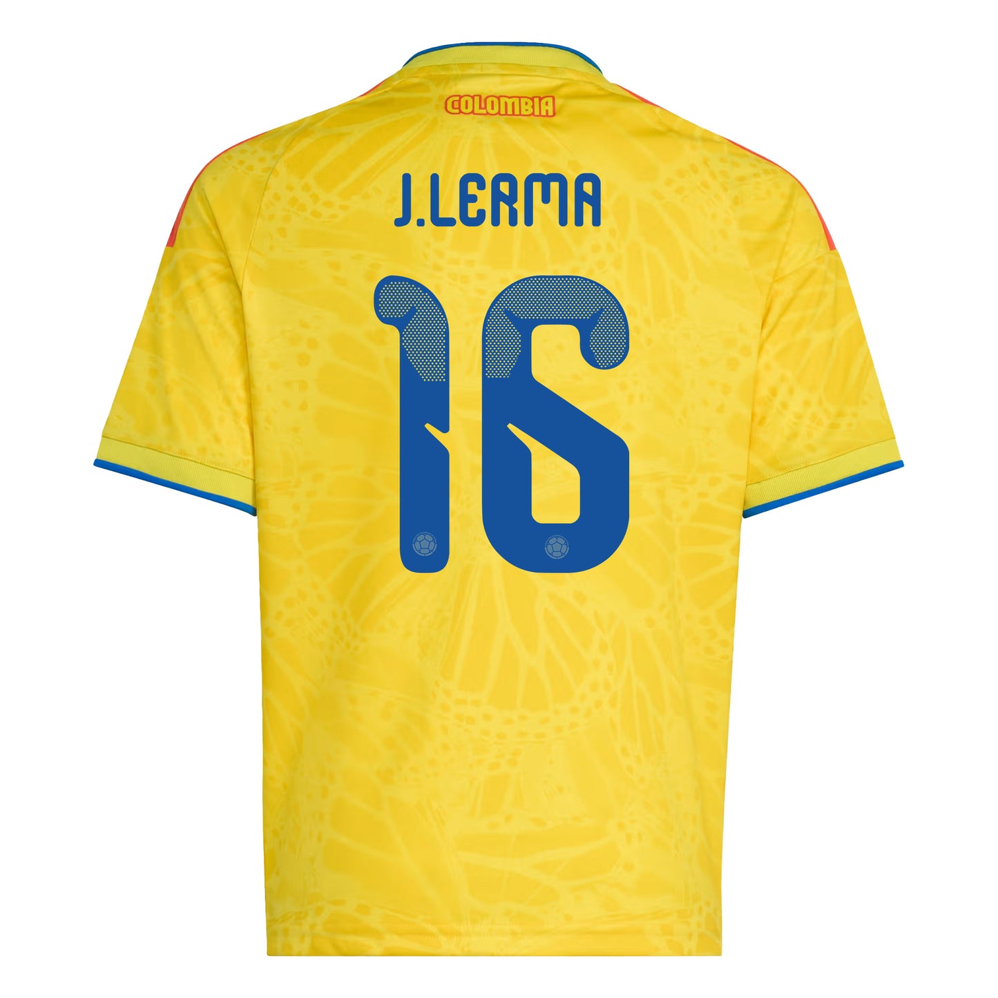 Jefferson Lerma 16 Youth Colombia National Team 2026 Home Jersey - Yellow