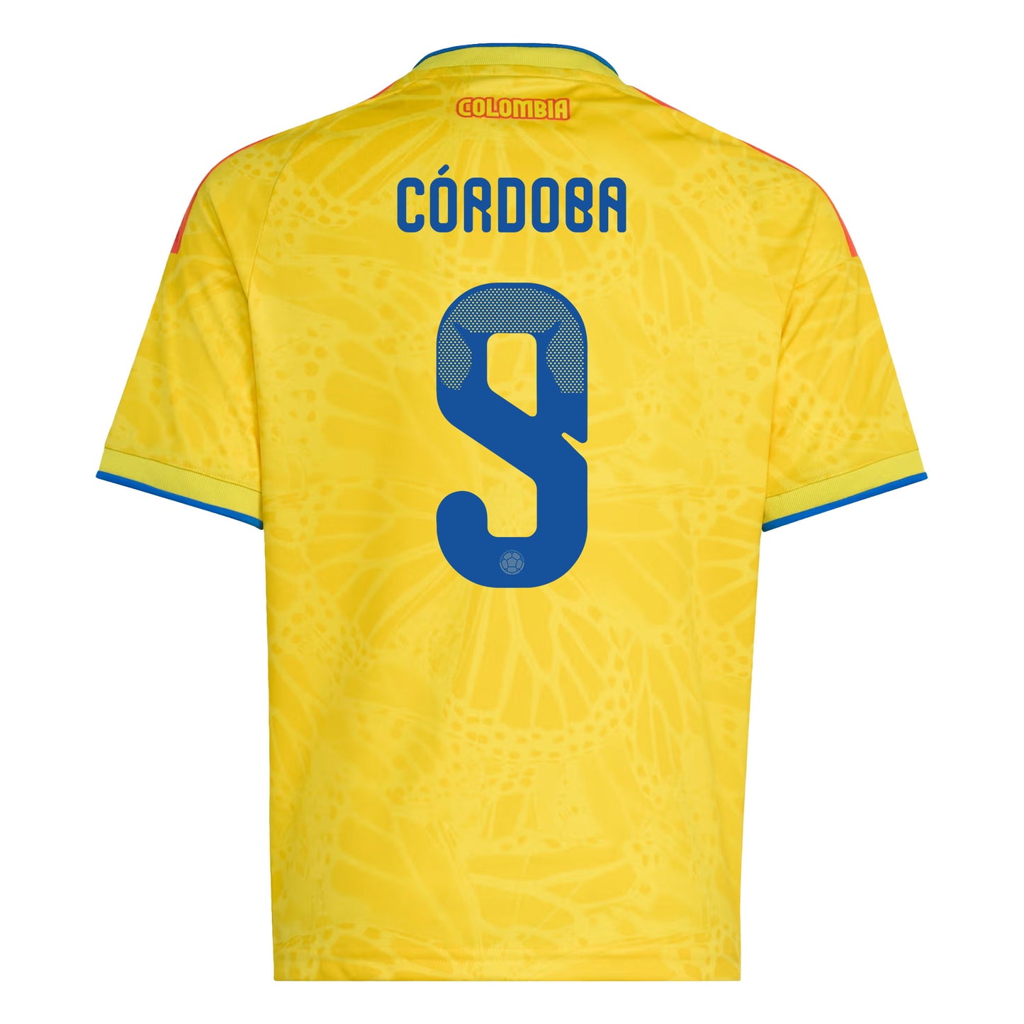 Jhon Córdoba 9 Youth Colombia National Team 2026 Home Jersey - Yellow