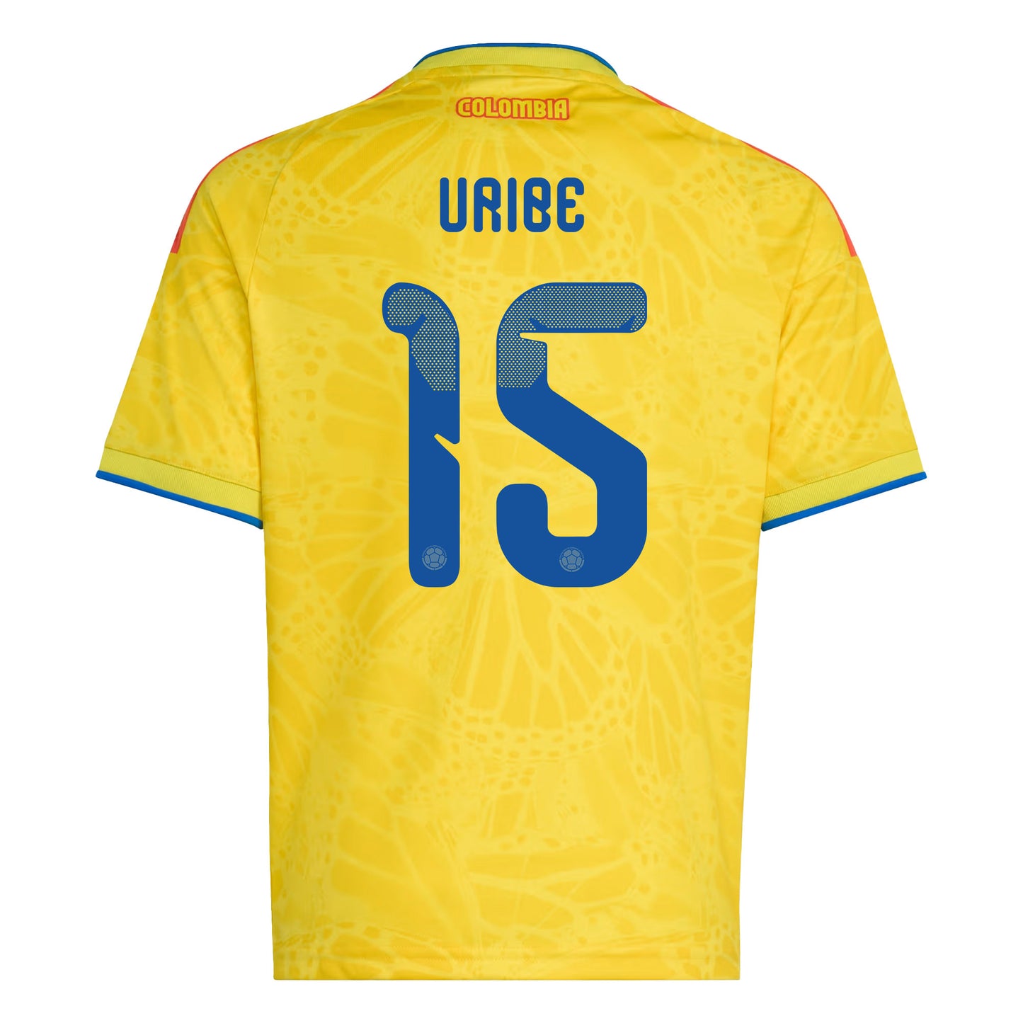 Mateus Uribe 15 Youth Colombia National Team 2026 Home Jersey - Yellow