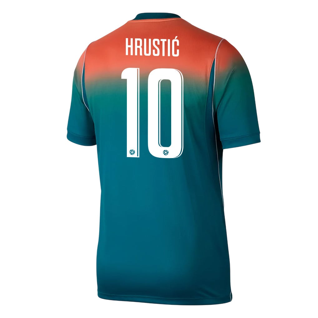 Ajdin Hrustić 10 Australia National Team 2026 Away Jersey - Teal, Men
