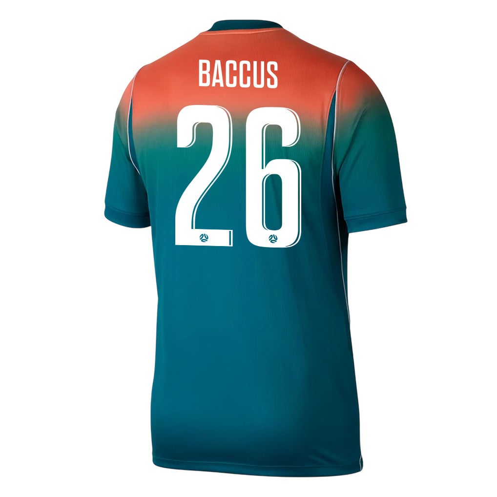 Keanu Baccus 26 Australia National Team 2026 Away Jersey - Teal, Men