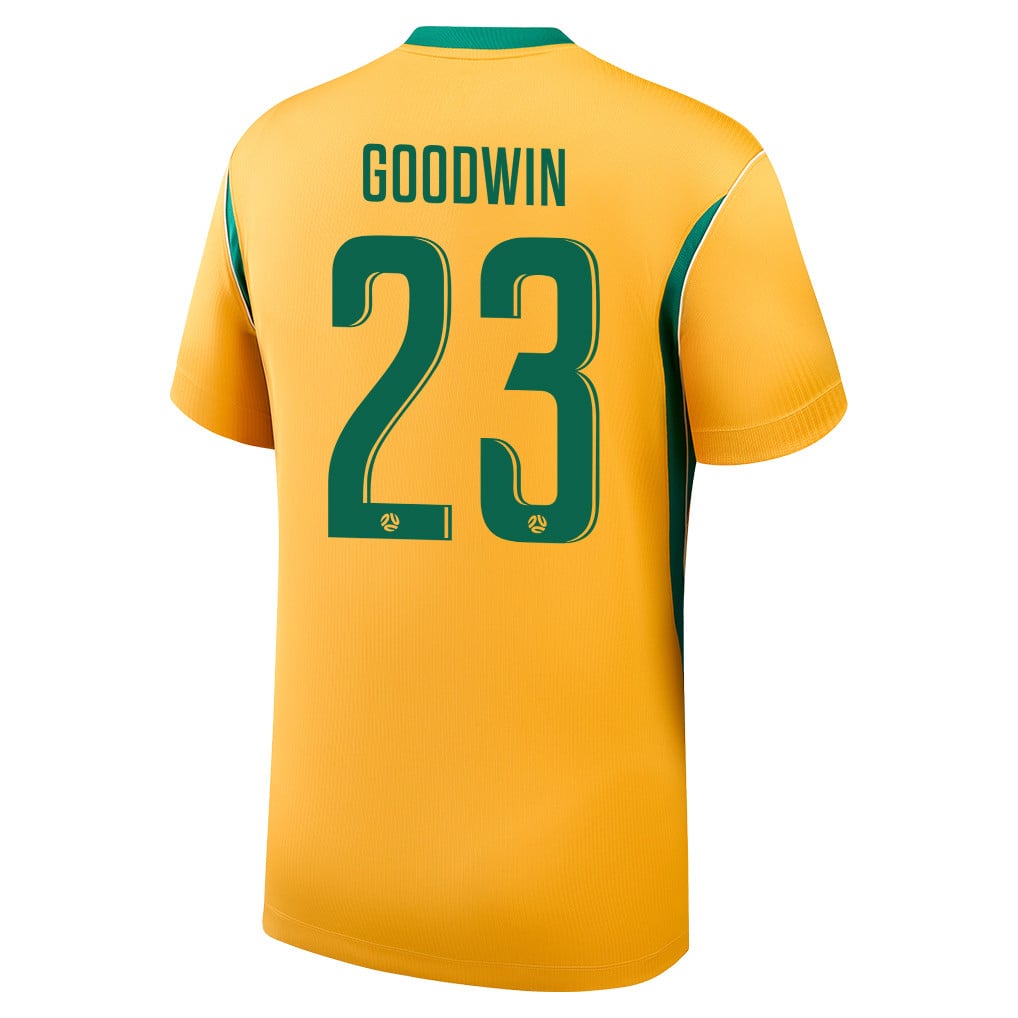 Craig Goodwin 23 Australia National Team 2026 Home Jersey - Yellow, Men