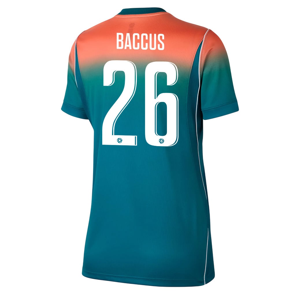 Keanu Baccus 26 Women's Australia National Team 2026 Away Jersey - Teal