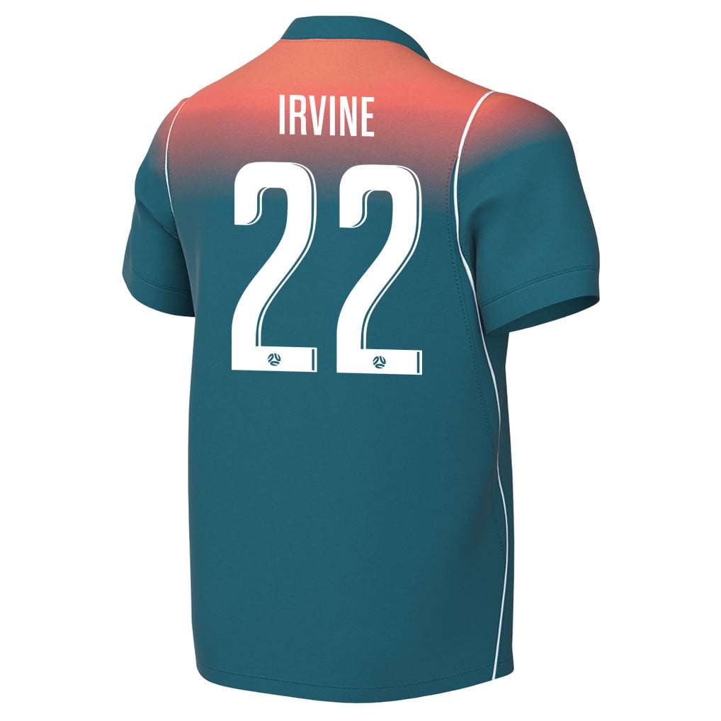 Jackson Irvine 22 Youth Australia National Team 2026 Away Jersey - Teal