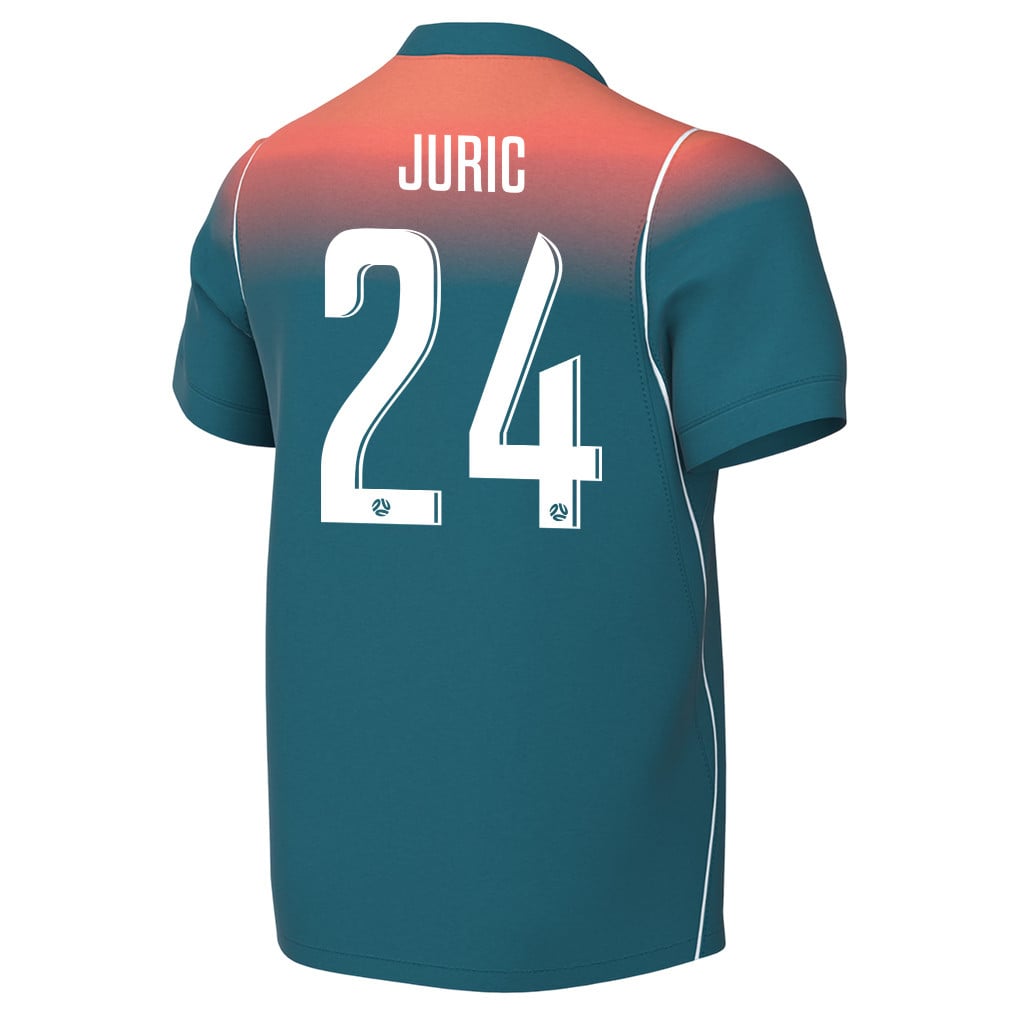 Deni Juric 24 Youth Australia National Team 2026 Away Jersey - Teal