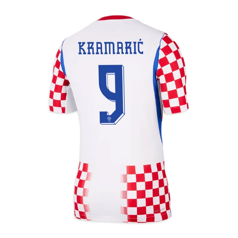 Andrej Kramarić 9 Croatia National Team 2026 Home Jersey - Men, White/ Red