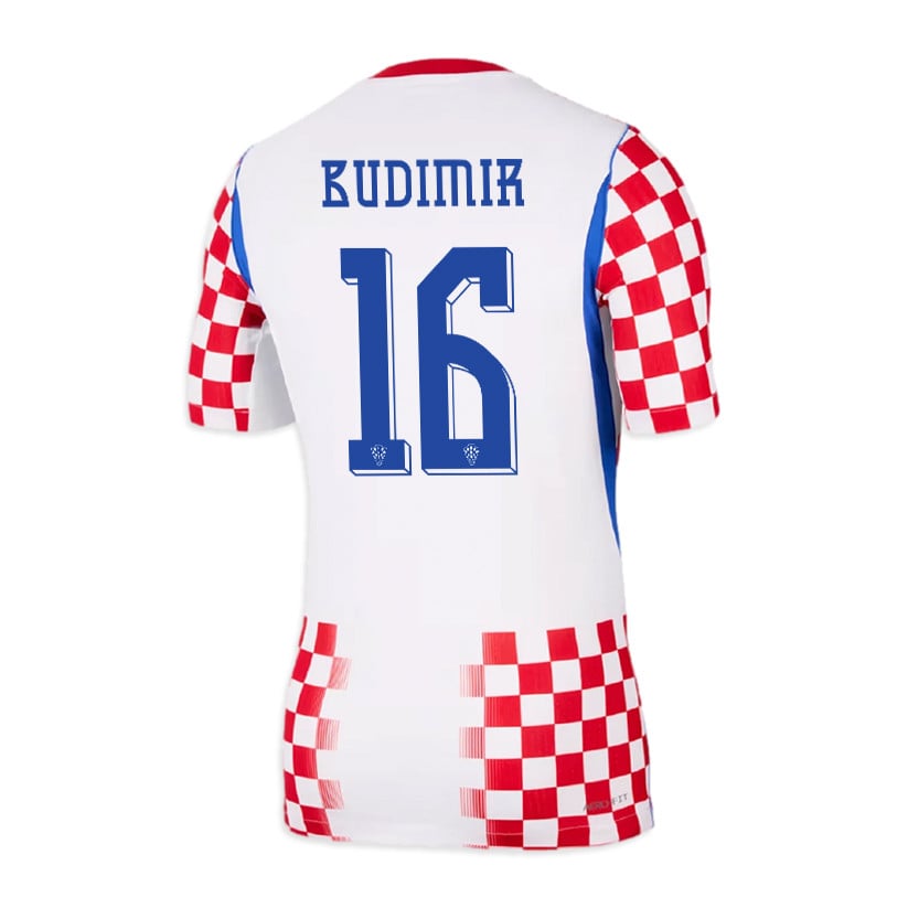 Ante Budimir 16 Croatia National Team 2026 Home Jersey - Men, White/ Red