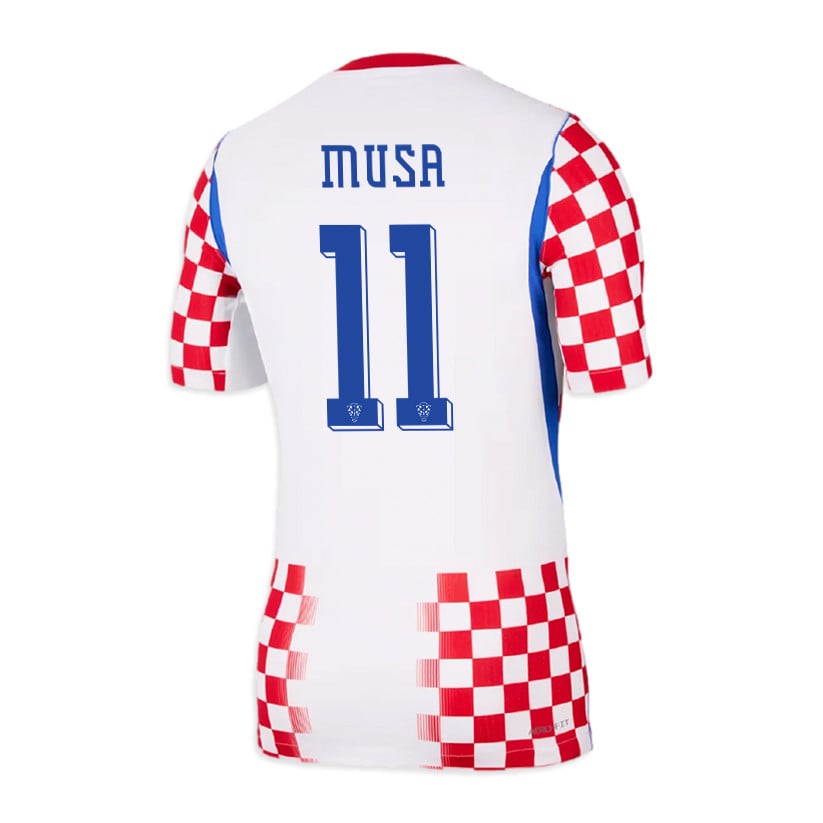 Petar Musa 11 Croatia National Team 2026 Home Jersey - Men, White/ Red