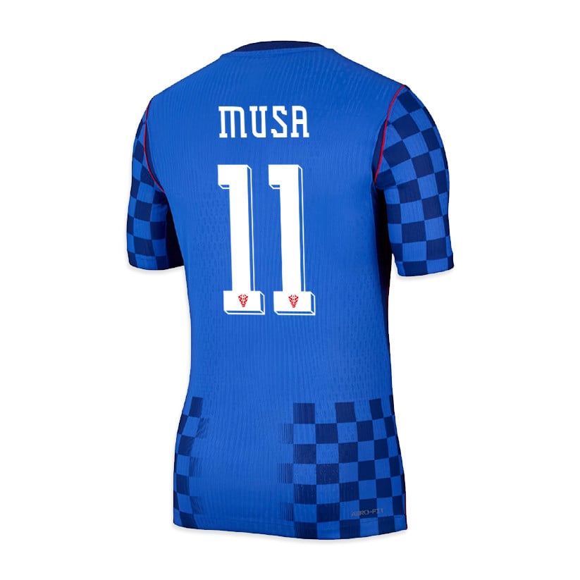 Petar Musa 11 Croatia National Team 2026 Away Jersey - Men, Blue