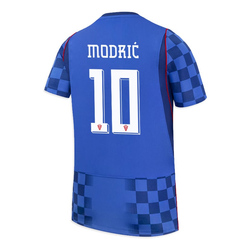 Luka Modrić 10 Youth Croatia National Team 2026 Away Jersey - Blue