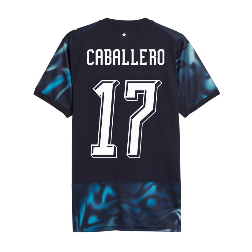 Gustavo Caballero 17 Paraguay National Team 2026 Away Jersey - Navy, Men