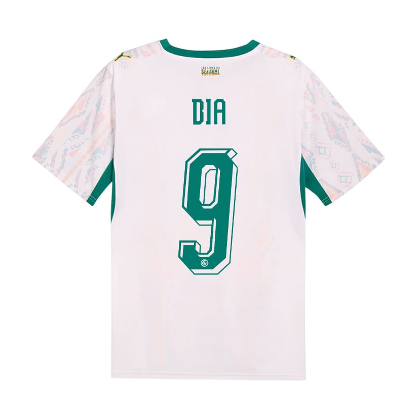 Boulaye Dia 9 Senegal National Team 2026 Home Jersey - Men, White