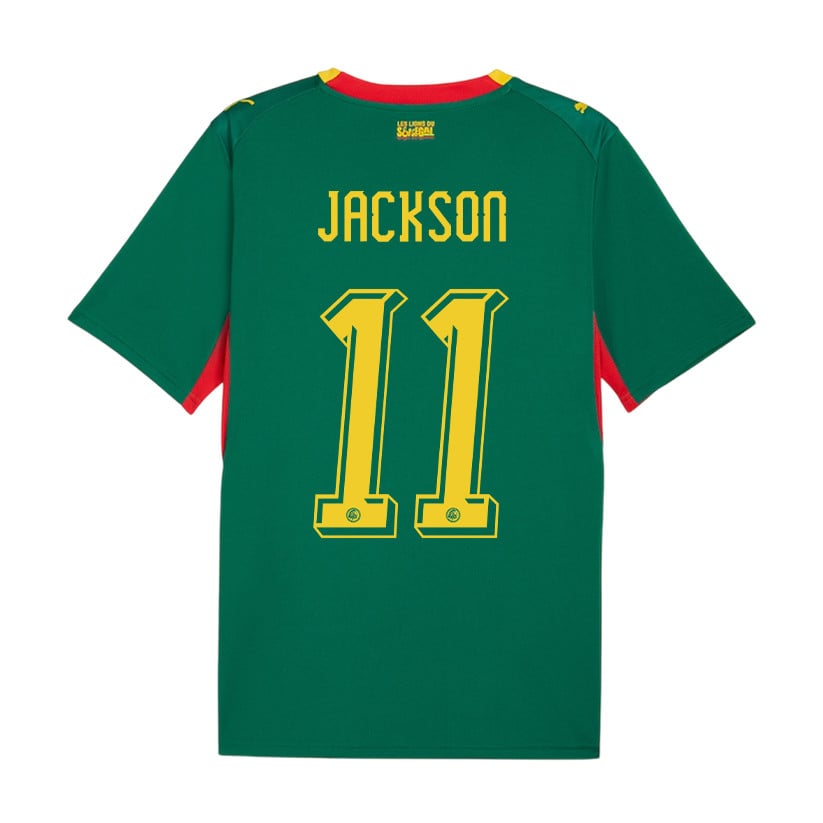 Nicolas Jackson 11 Senegal National Team 2026 Away Jersey - Green, Men