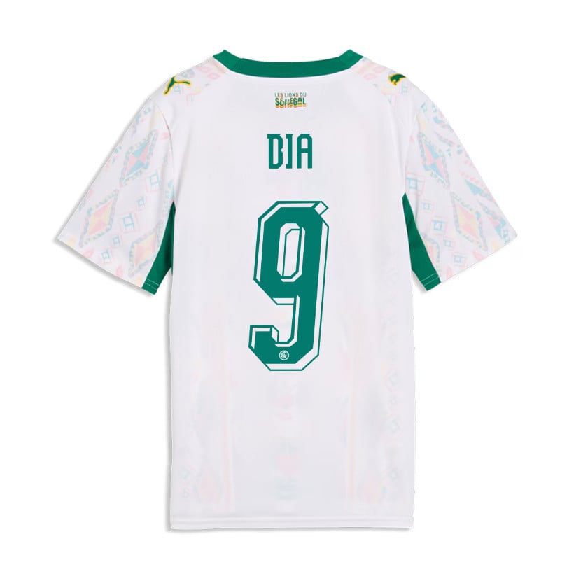 Boulaye Dia 9 Youth Senegal National Team 2026 Home Jersey - White