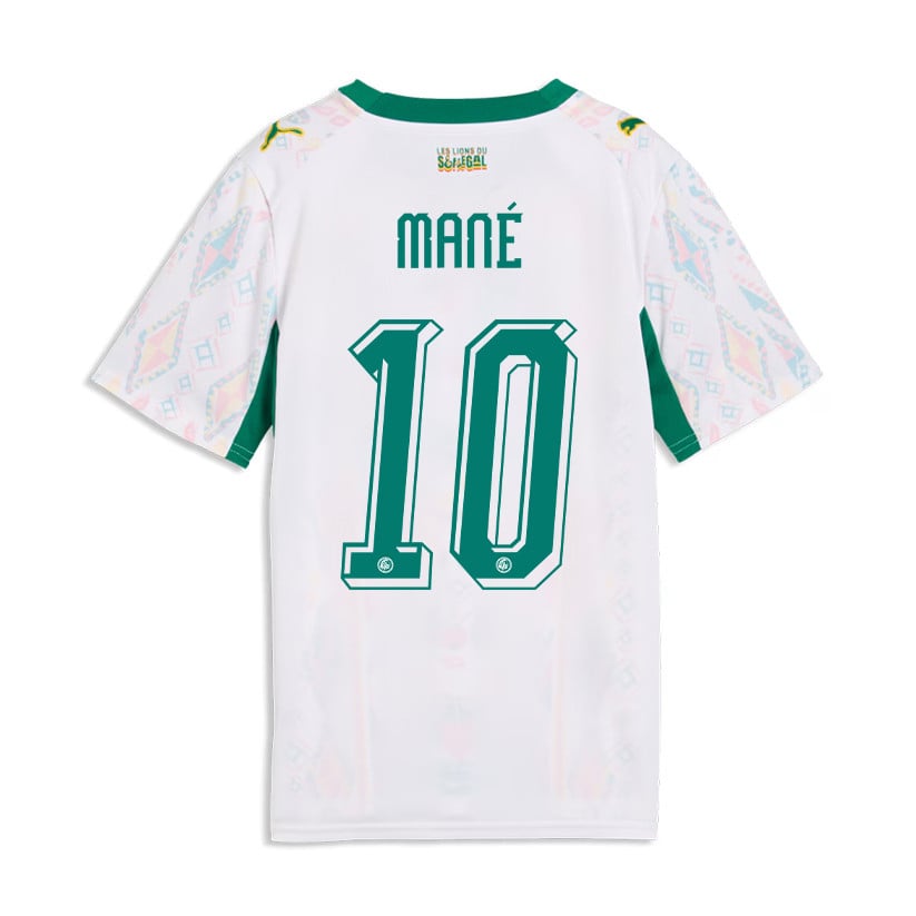 Sadio Mané 10 Youth Senegal National Team 2026 Home Jersey - White