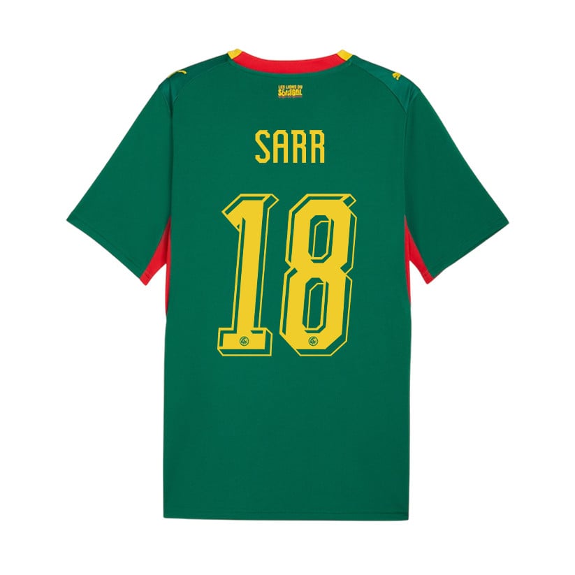 Ismaïla Sarr 18 Youth Senegal National Team 2026 Away Jersey - Green