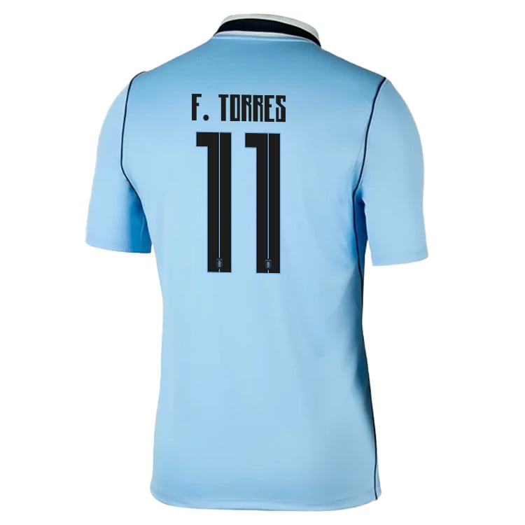 Facundo Torres 11 Uruguay National Team 2026 Home Jersey - Blue, Men