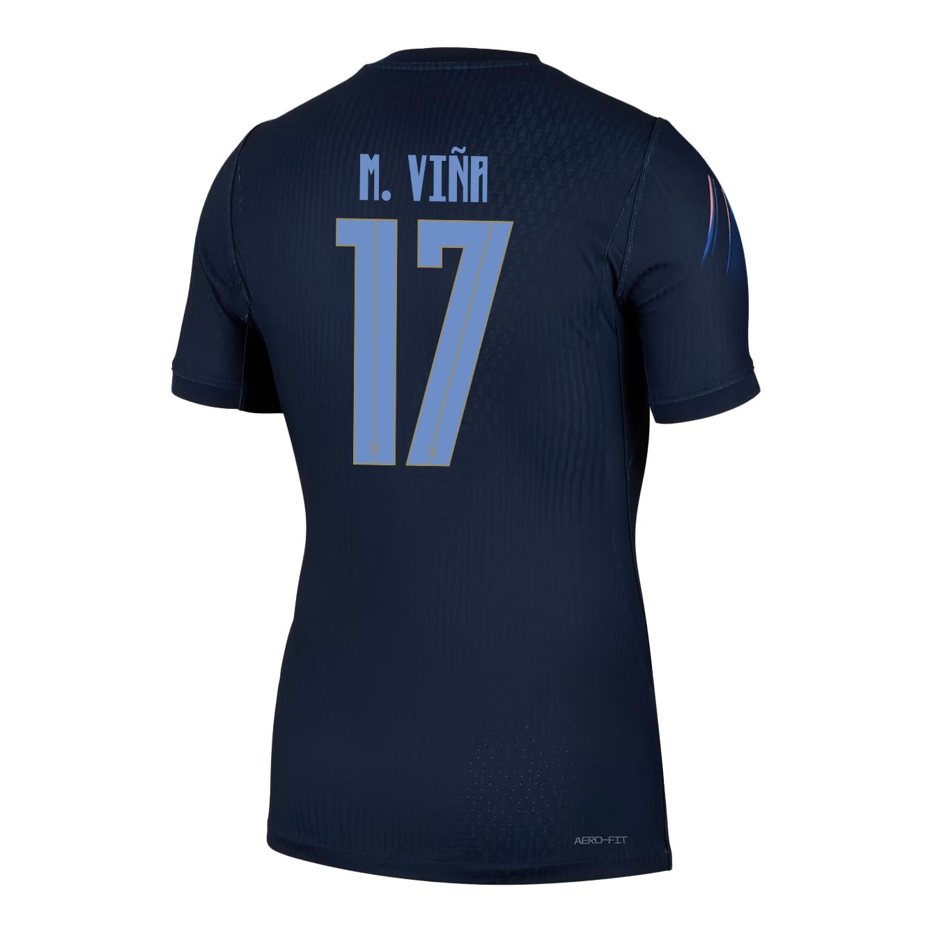 Matías Viña 17 Uruguay National Team 2026 Away Jersey - Navy, Men