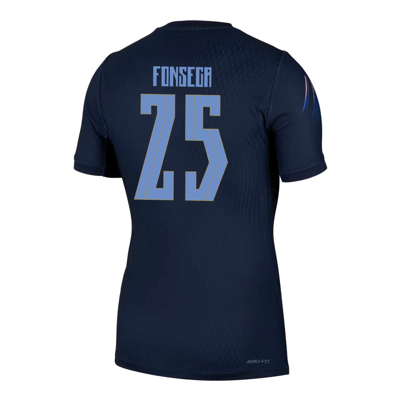 Nicolás Fonseca 25 Uruguay National Team 2026 Away Jersey - Navy, Men