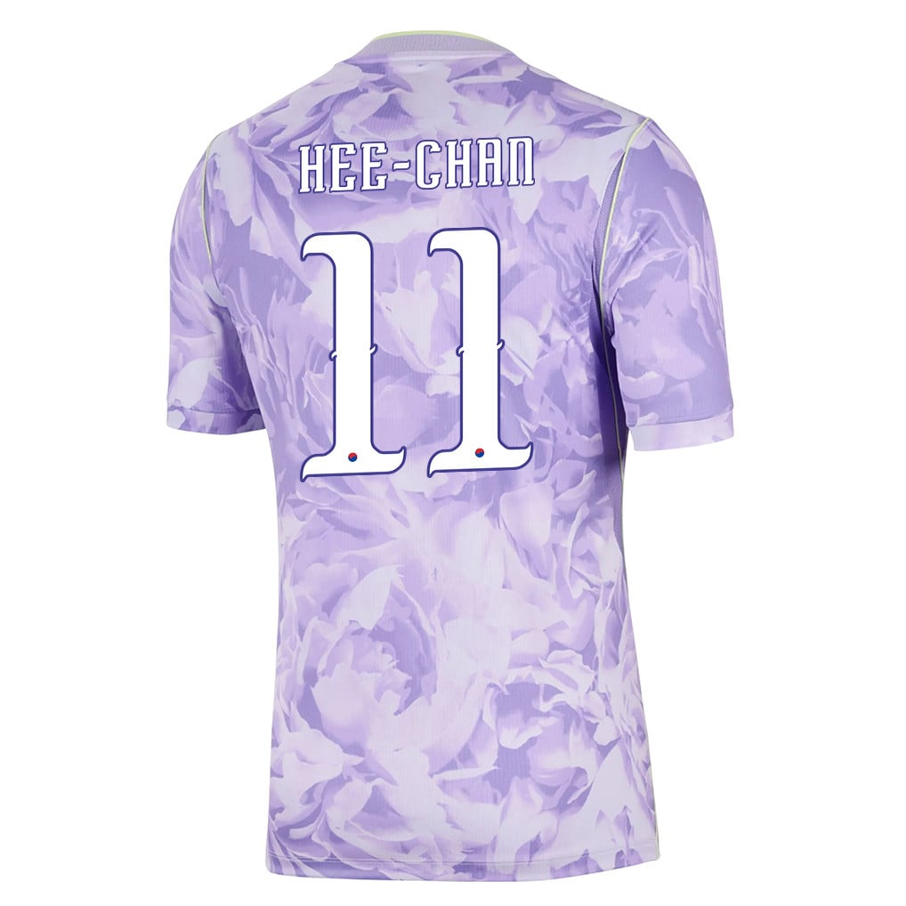 Hwang Hee-chan 11 South Korea National Team 2026 Away Jersey - Men, Purple