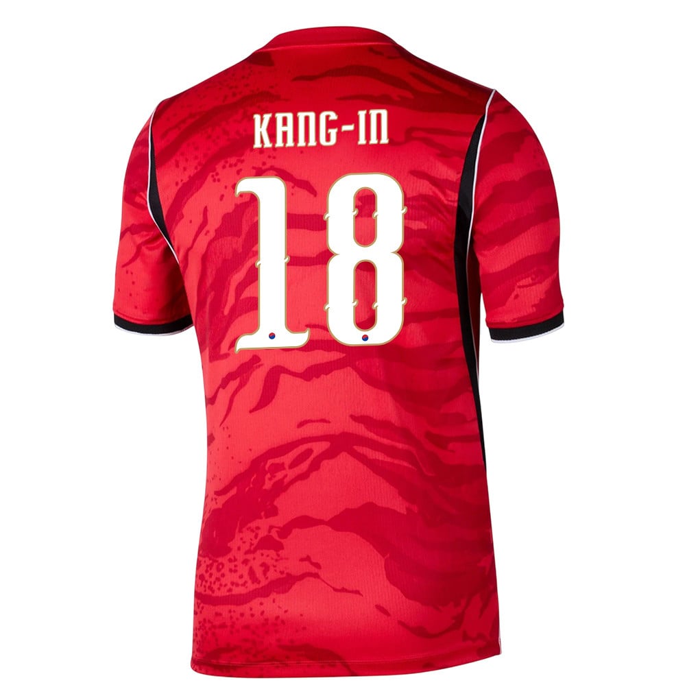 Lee Kang-in 18 Youth South Korea National Team 2026 Home Jersey - Red