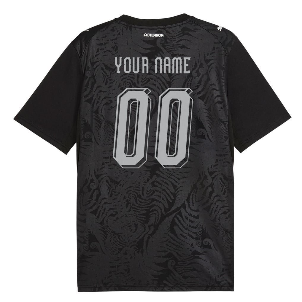 New Zealand National Team 2026 Personalized Home Jersey - Black, Men