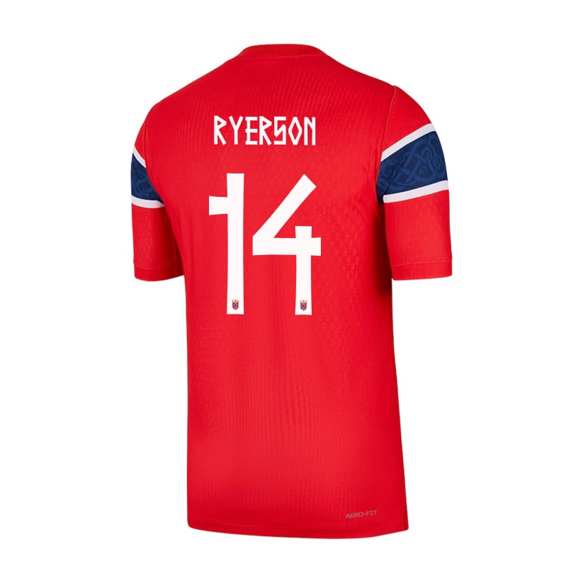 Julian Ryerson 14 Norway National Team 2026 Home Jersey - Red, Men