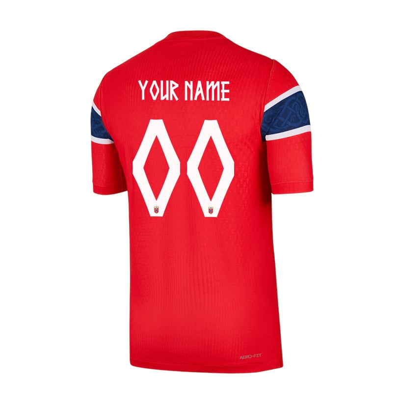 Norway National Team 2026 Personalized Home Jersey - Red, Men