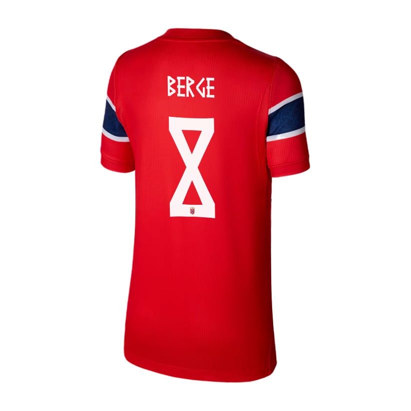 Sander Berge 8 Youth Norway National Team 2026 Home Jersey - Red