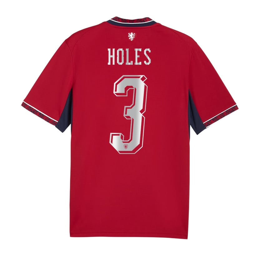 Tomas Holes 3 Czech Republic National Team 2026 Home Jersey - Red, Men