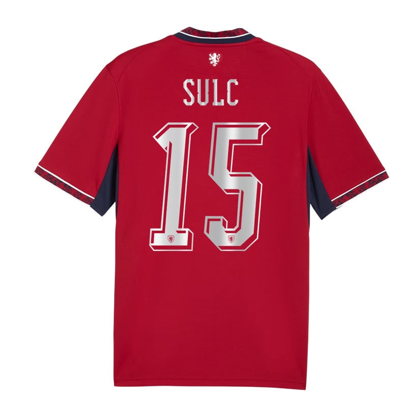Pavel Sulc 15 Czech Republic National Team 2026 Home Jersey - Red, Men
