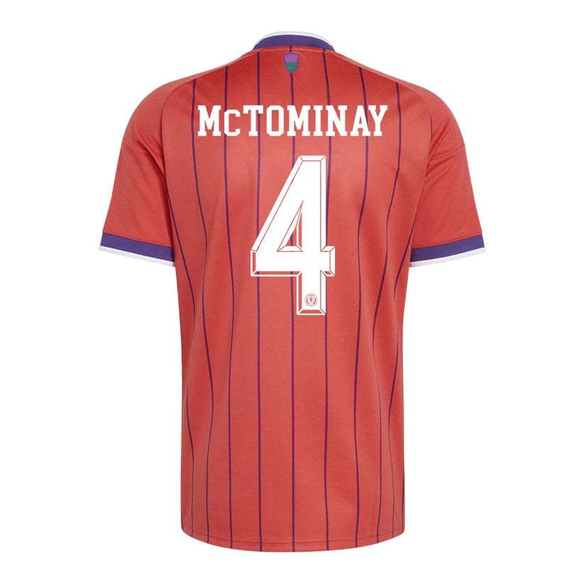 Scott McTominay 4 Scotland National Team 2026 Away Jersey - Red, Men