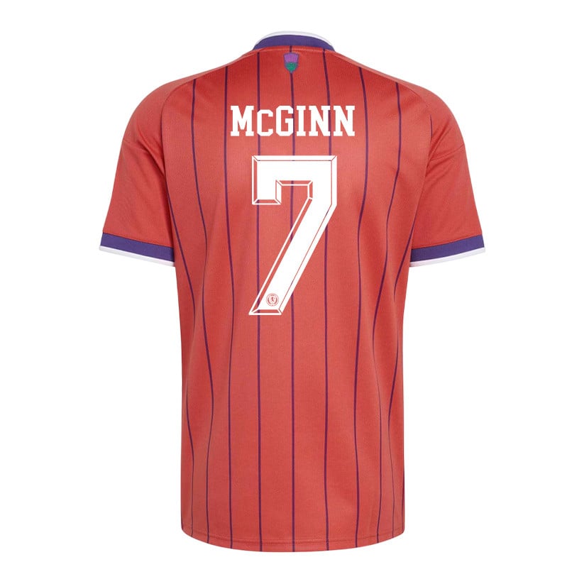 John McGinn 7 Scotland National Team 2026 Away Jersey - Red, Men