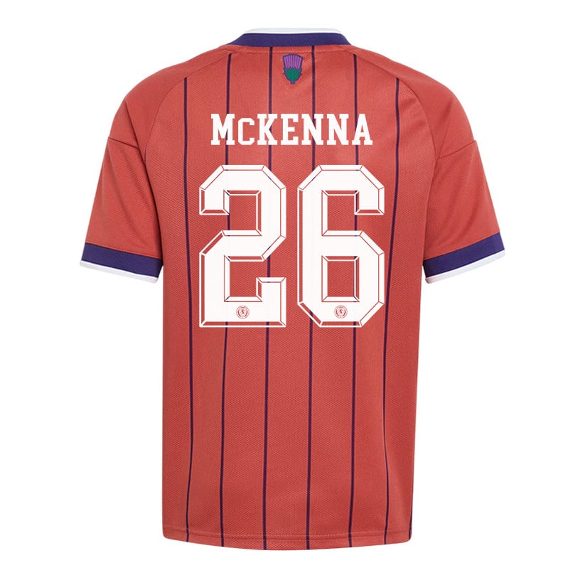 Scott McKenna 26 Youth Scotland National Team 2026 Away Jersey - Red