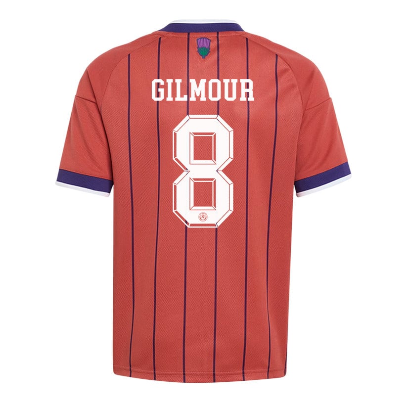 Billy Gilmour 8 Youth Scotland National Team 2026 Away Jersey - Red