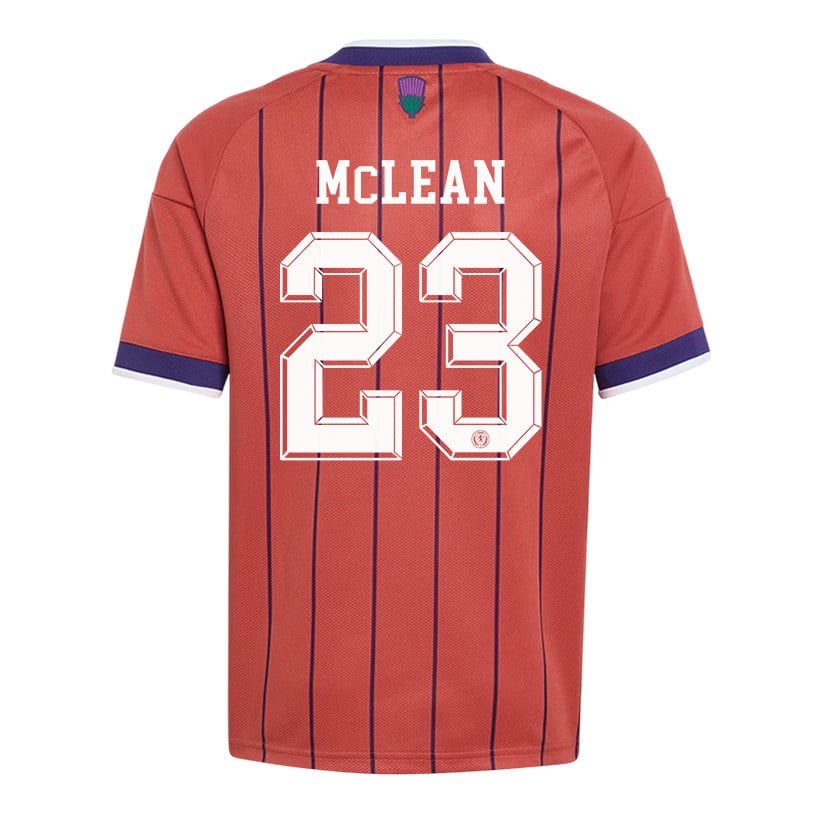 Kenny McLean 23 Youth Scotland National Team 2026 Away Jersey - Red