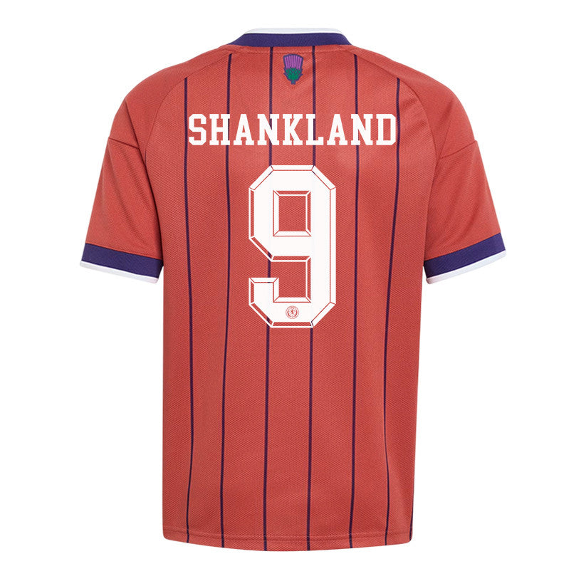 Lawrence Shankland 9 Youth Scotland National Team 2026 Away Jersey - Red