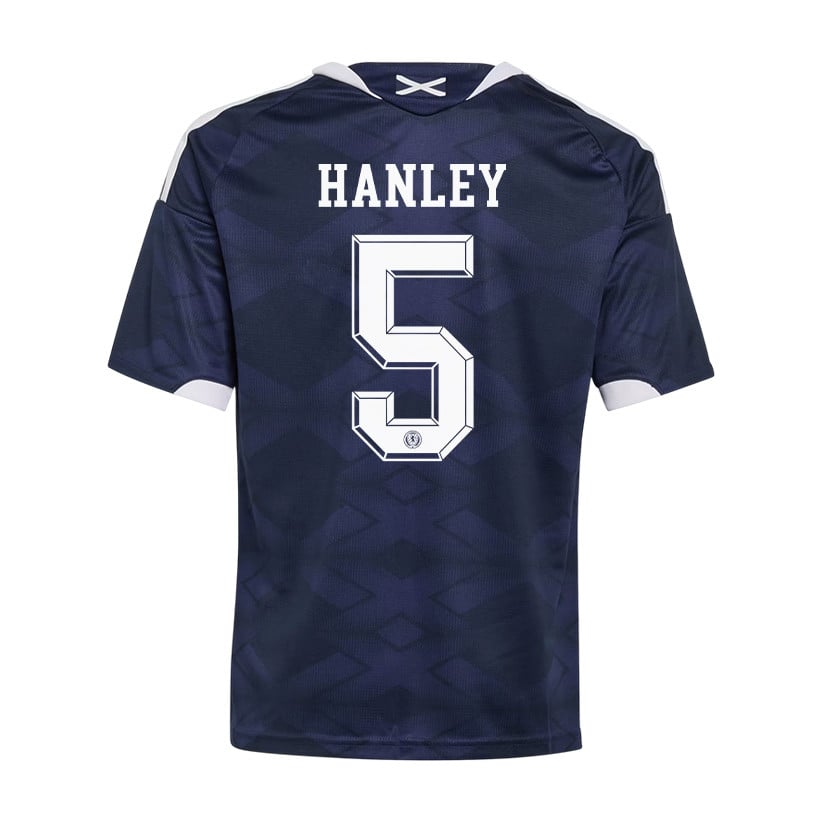 Grant Hanley 5 Youth Scotland National Team 2026 Home Jersey - Navy