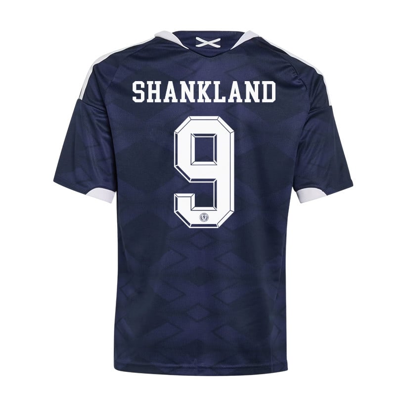 Lawrence Shankland 9 Youth Scotland National Team 2026 Home Jersey - Navy