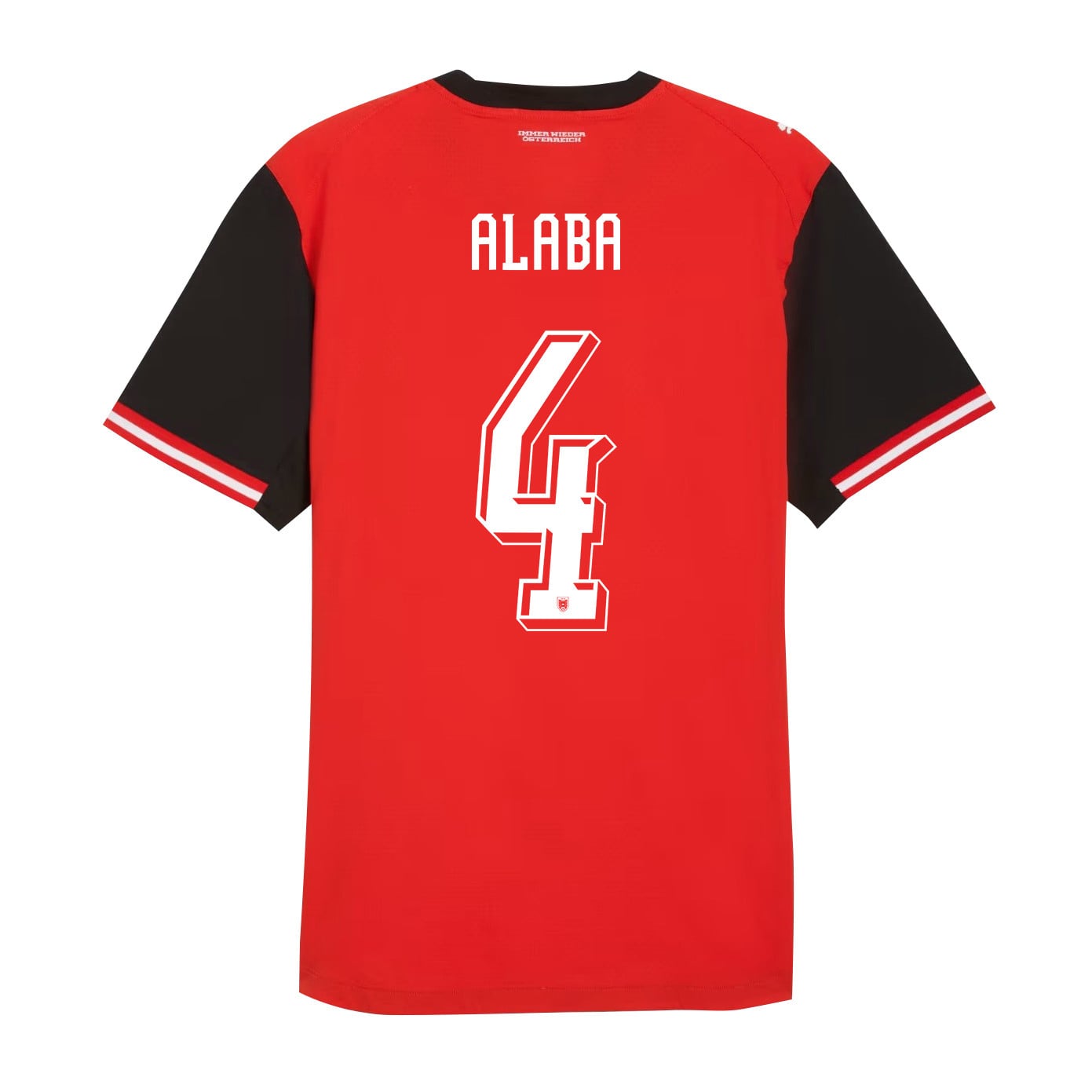 David Alaba 4 Austria National Team 2026 Home Jersey - Red, Men