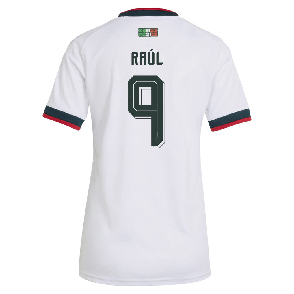 Raúl Jiménez 9 Women's Mexico National Team 2026 Away Jersey - White