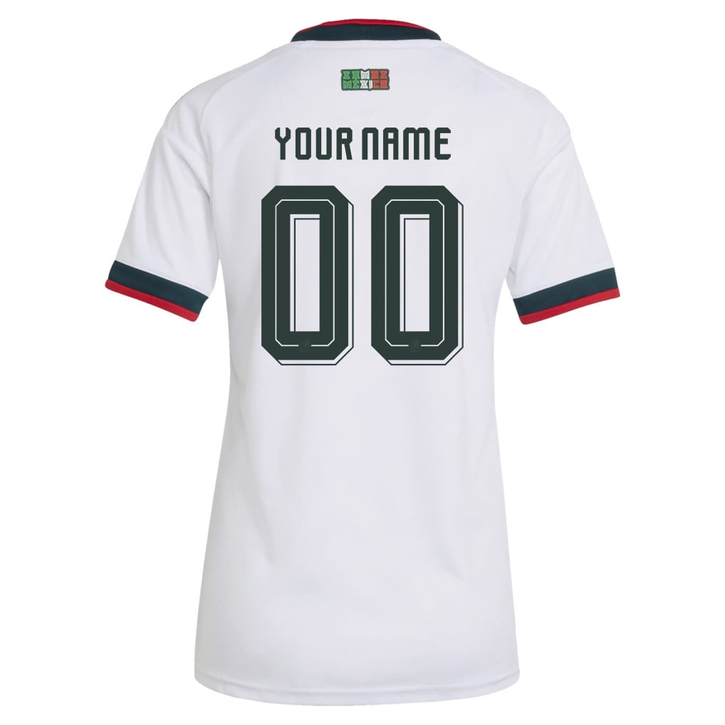 Mexico National Team 2026 Women's Away Jersey - Personalized - White