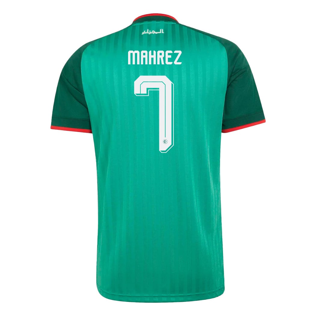 Riyad Mahrez 7 Algeria National Team 2026 Away Jersey - Green, Men