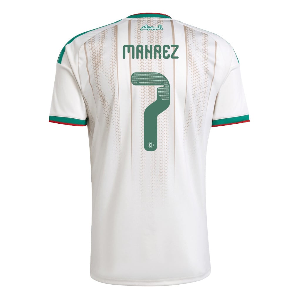 Riyad Mahrez 7 Youth Algeria National Team 2026 Home Jersey - White