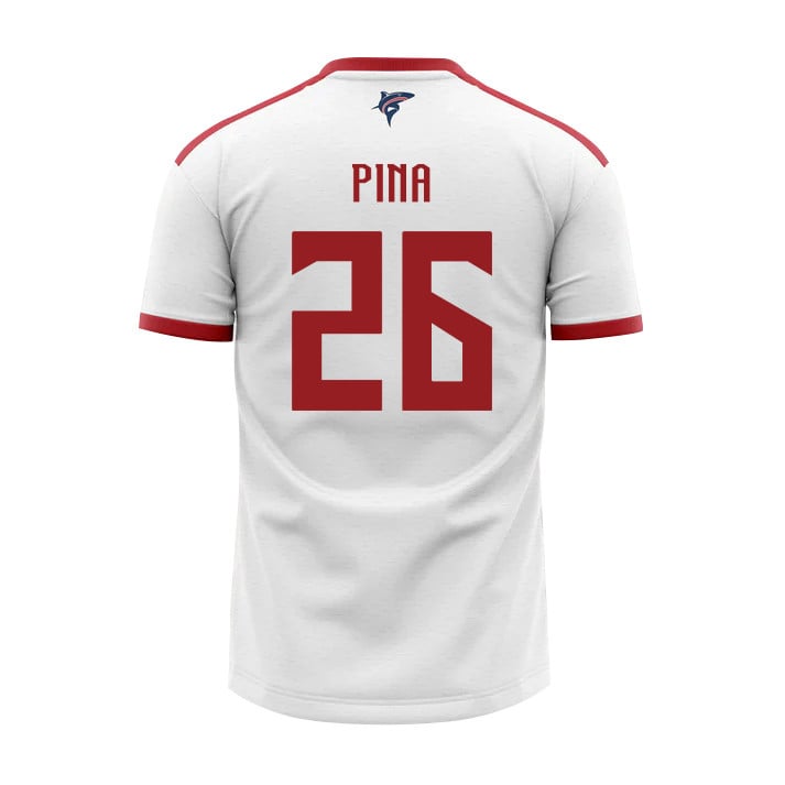 Kevin Pina 26 Cape Verde National Team 2026 Away Jersey - White, Men