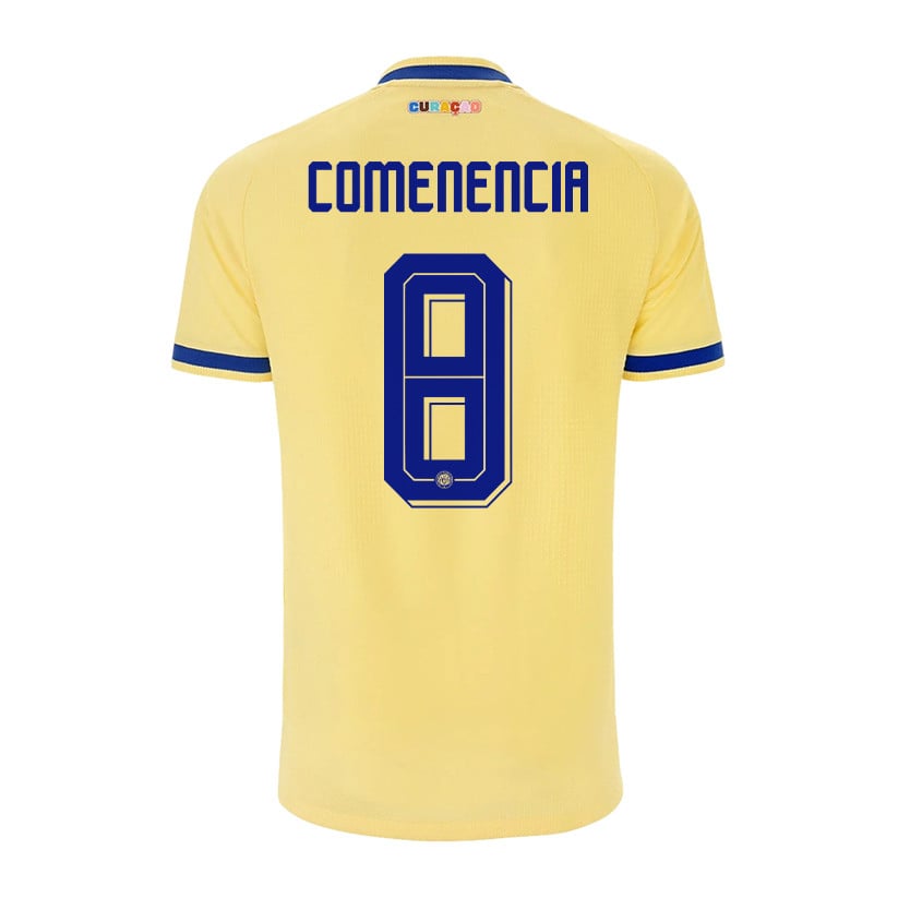 Livano Comenencia 8 Curaçao National Team 2026 Away Jersey - Yellow, Men