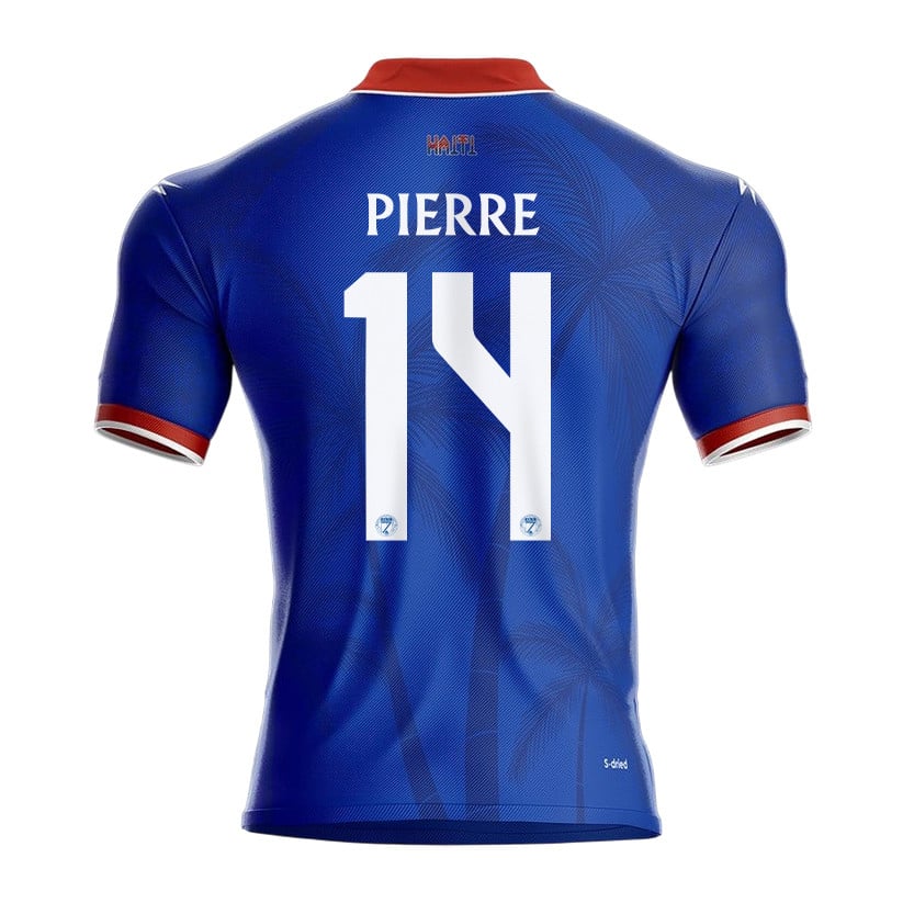 Leverton Pierre 14 Haiti National Team 2026 Home Jersey - Blue, Men