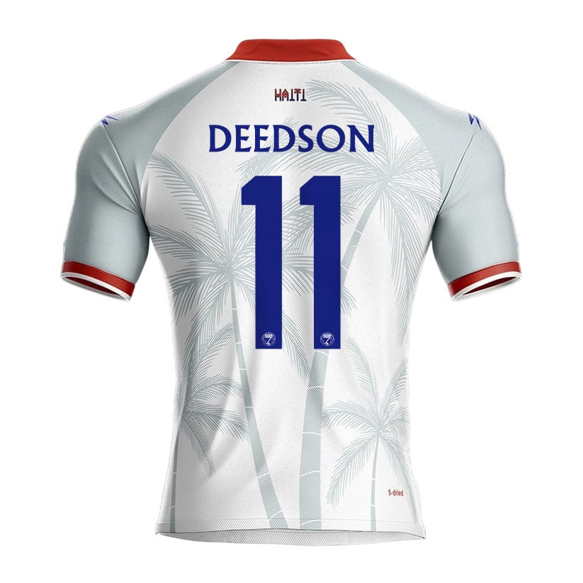 Don Deedson Louicius 11 Haiti National Team 2026 Away Jersey - White, Men