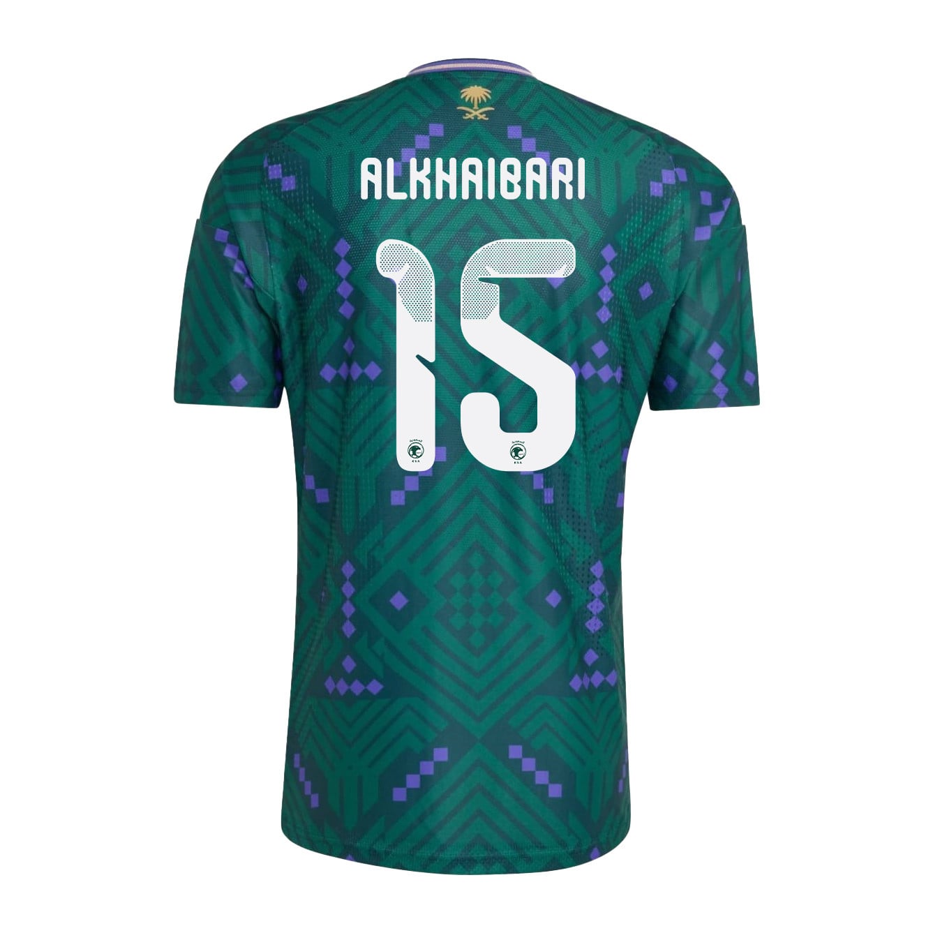 Abdullah Alkhaibari 15 Saudi Arabia National Team 2026 Home Jersey - Green, Men
