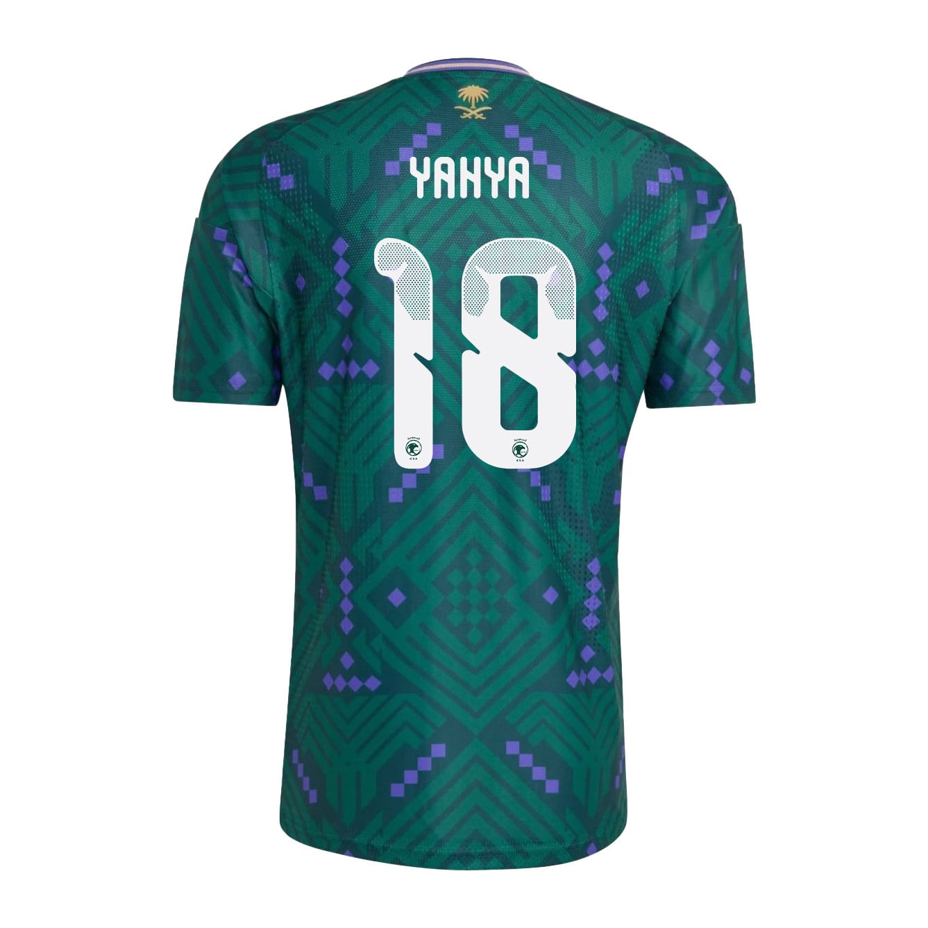 Ayman Yahya 18 Saudi Arabia National Team 2026 Home Jersey - Green, Men